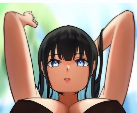 SNSなどのアイコンをお描きします 目が綺麗な子を描きます♪美少女から可愛い子までお任せください イメージ2