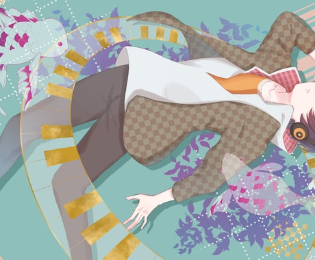 アイコンや一枚絵などのイラストを作成いたします 歌い手・VTuberの活動でイラストの依頼をお考えの方へ イメージ1