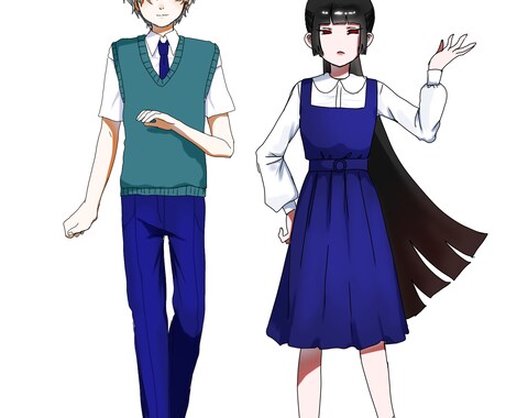 TRPGの立ち絵スピード納品します どんなキャラでもお任せあれ、あなたの好みに仕上げます イメージ2