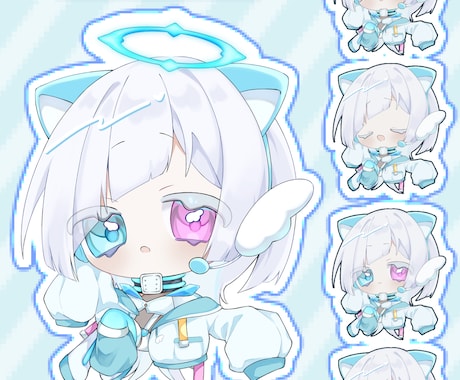 かわいいデフォルメ描きます 活動者さんの目線にたって、見栄えの良いイラストを イメージ2