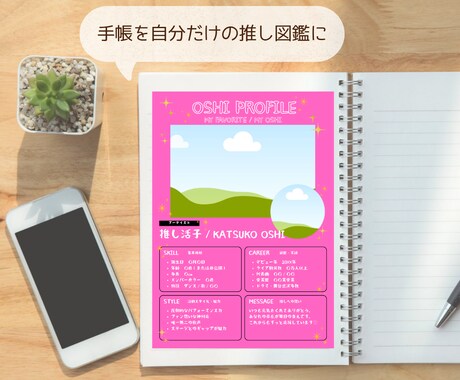 推しプロフィール一緒に作ります 丸投げOK♡推しプロフィール作成します｜理想を形に イメージ2