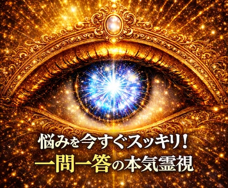 今すぐ占い▶︎悩み 気になることスッキリ霊視します 今すぐ知りたい！24時間以内質問10個まで(恋愛、仕事OK) イメージ1