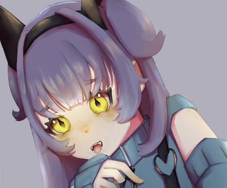 様々な用途に、厚塗り風イラストを製作します ゆめかわな女性人物イラストを色々な形で イメージ1