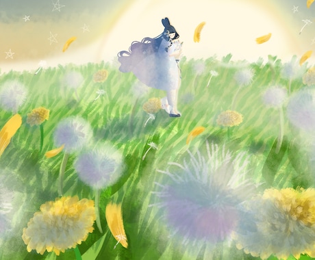 絵本のような可愛いイラスト描きます ノスタルジーでお洒落な絵をお届けします イメージ2