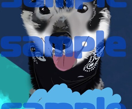素敵な愛犬、愛猫描きます ベストショットを撮った動物を模写させていただきます イメージ2