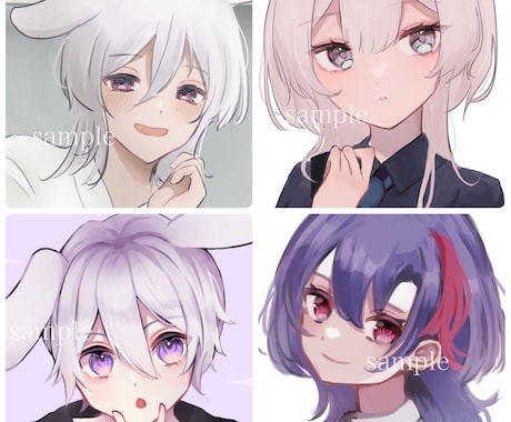 最短2日納品！かわいいイラスト制作します オリジナルキャラの等身やデフォルメまで！ イメージ2
