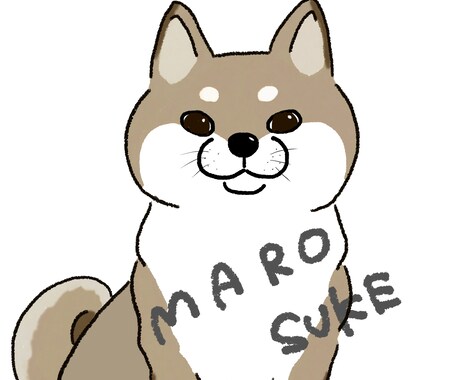 ペットのイラストをゆるっとお描きします あなたの大切なかぞくをイラストに。プレゼントやアイコンに。 イメージ2