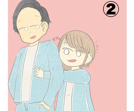 ゆるっと可愛い似顔絵描きます SNSアイコン・グッズ作成使用・お友達の贈り物などに！ イメージ2