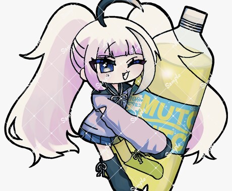 かわいいイラスト、立ち絵描きます 女性、子供が得意です！かわいいイラスト描けます！ イメージ2