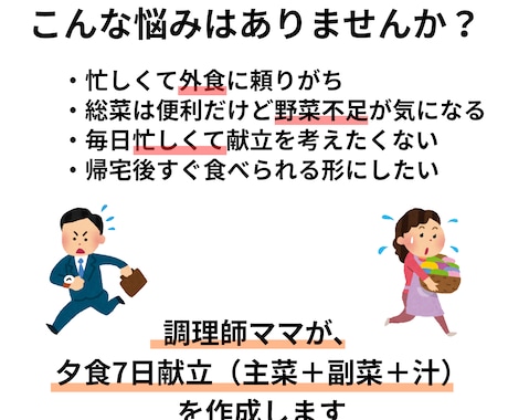 レンジ中心！1週間献立と買い物メモ作ります 献立いらず！レンジ中心でちゃんとごはん イメージ2