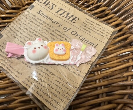 保育園・幼稚園の子供達やお子様の前髪に使えます お菓子のようなホイップデコクリップです☻他店で委託販売有り イメージ1