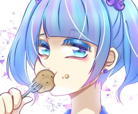 SNSのアイコンやヘッダー等々描きます 参考画像から絵柄等変更が可能です。ちびキャラも可 イメージ2