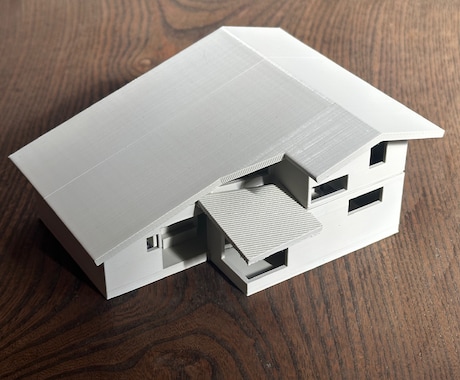 間取りを立体で確認｜3Dプリント住宅模型を作ります 間取り図だけでは気づけない「空間」を、建てる前に確認できます イメージ1
