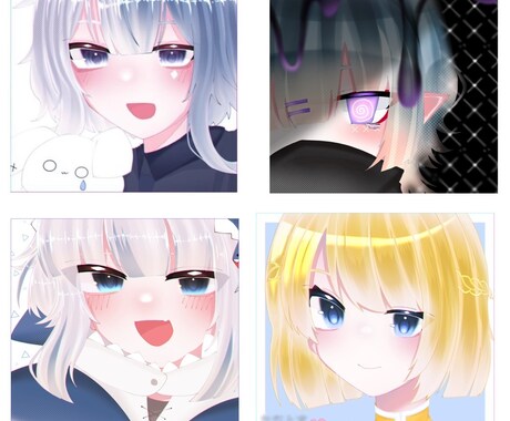 かわいい! 夢絵、アイコン、制作します 夢絵、アイコン、一枚絵、荒野行動、配信画面等など!! イメージ2