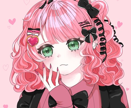 納得いくまで修正します SNS用アイコン制作きゅるきゅるなイラスト描きます イメージ2