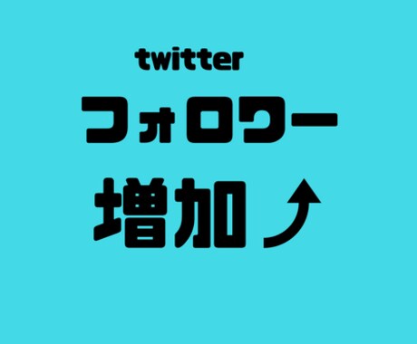 Twitter集客 フォロワー100人増やします Twitter集客・フォロワー増加・宣伝・拡散など イメージ1