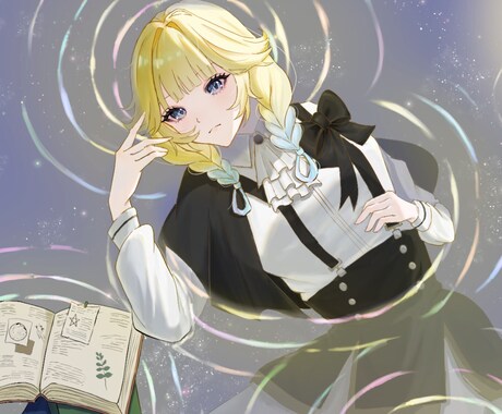 SNSのアイコンや一枚絵を提供します 修正無料で魅力的なイラストが特徴です！ イメージ1