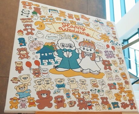 大人気！ウェディングイラストを制作します 「PARCO」でも活躍中のイラストレーター。 イメージ2