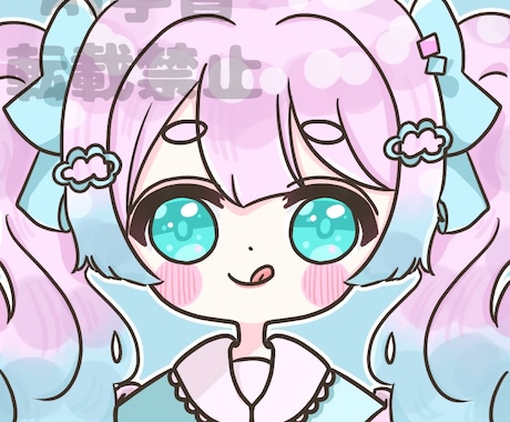 あなただけのSNSアイコン描きます VTuberさん・配信者さん・SNS活動者さん歓迎✨ イメージ1