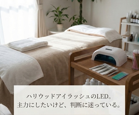 LEDマツエク導入と技術の悩み相談します 現役施術者が不安点を整理し判断をサポート イメージ2