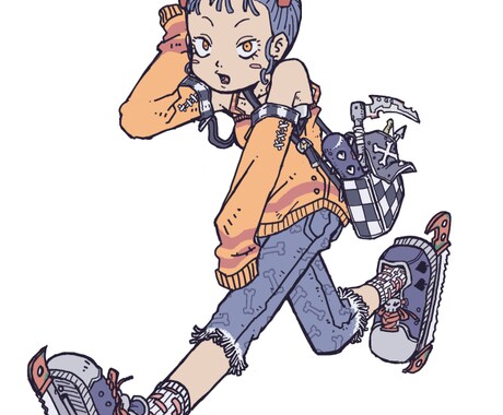 キャライラストやSNSのアイコン等作成します イメージ1