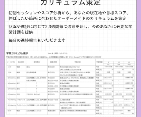 2ヶ月TOEICスコアUPコーチングします TOEICスコアアップで就活/転職/駐在、夢の実現をお手伝い イメージ2