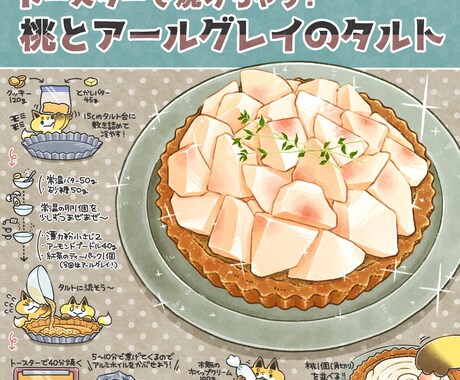 商用可能。レシピイラスト描きます 作ったレシピにイラストをつけて、他と差をつけませんか？ イメージ1