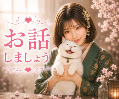 ちょっと誰かと話したい♡あなたの話し相手になります 特に話したい話題はないけど誰かと話したい時ってありますよね♡ イメージ1