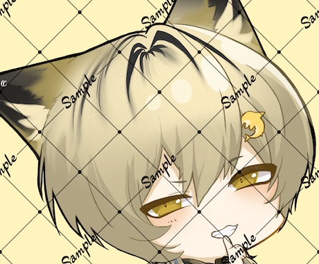 キャラクターのSDイラスト描きます デフォルメアイコンや立ち絵のデフォルメ差分などに イメージ1