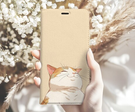 愛するペットのイラストをスマホケースに仕上げます 世界にひとつだけの特別なうちの子スマホケースを手に入れよう！ イメージ2