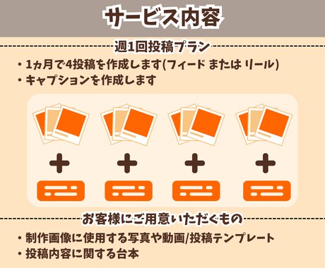 Instagram運用を代行いたします 発信したいけど時間がない！本業に注力したい方へ！ イメージ2