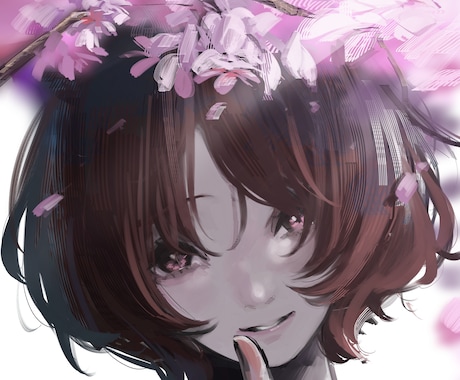透明感と存在感のあるイラストをお描きいたします SNSアイコン･一枚絵等を主に受け付けております。 イメージ2