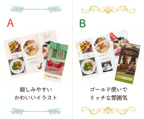 アレンジ自由自在★ 3つ折りリーフ作成できます ✽ いつでも自分で 編集できるCanvaテンプレート ✽ イメージ2