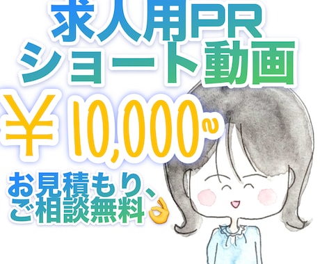 企業様向けの人材募集用の動画制作・編集を承ります イメージ1
