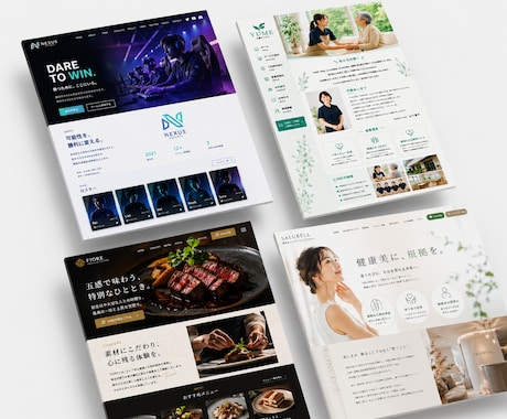 小さく始める初めてのホームページ・LP制作します Web歴20年以上｜WordPress可｜チラシのWeb化 イメージ2