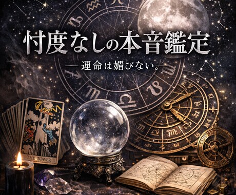 忖度無しで本音で鑑定します 運命は、媚びない。視えているものだけを伝える。 イメージ1