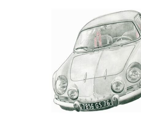 車（オートバイ）のイラストを精密な線画で描きます デジタルの時代でも手描きの味わいは格別なものです イメージ2