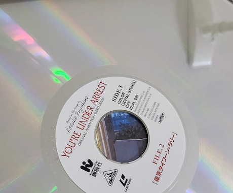 レーザーディスクの映像をデジタル化します 非圧縮ビデオフォーマットでHDD/SSDに記録します イメージ1