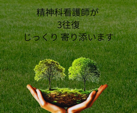 精神科看護師・こころの休憩室/3往復傾聴します どんな愚痴も否定しません。あなたの味方になります イメージ1
