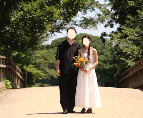 先着3名半額OFF『ウェディングフォト』撮影します 【撮影データ全納品！】夫婦2人で新郎新婦に寄り添った撮影♩ イメージ2