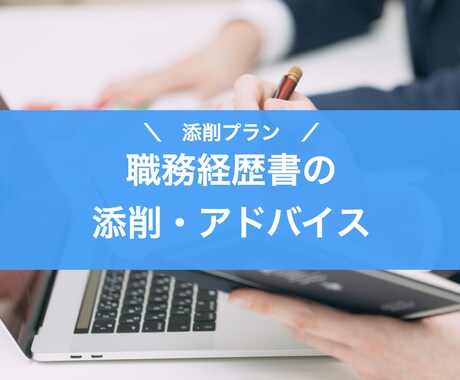 添削プラン／職務経歴書の整理・添削をします ★メッセージのみで完結★作成のアドバイスします！ イメージ1