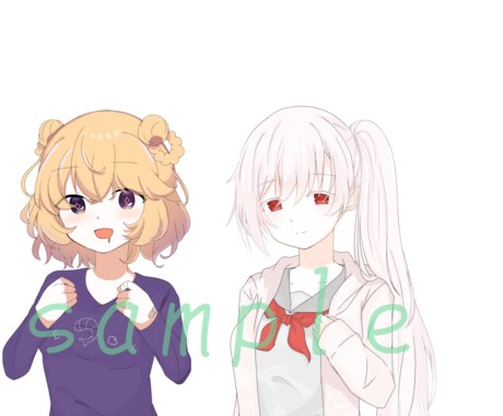 TRPG立ち絵制作を行います 簡易版立ち絵・お気軽立ち絵をお描きします イメージ2