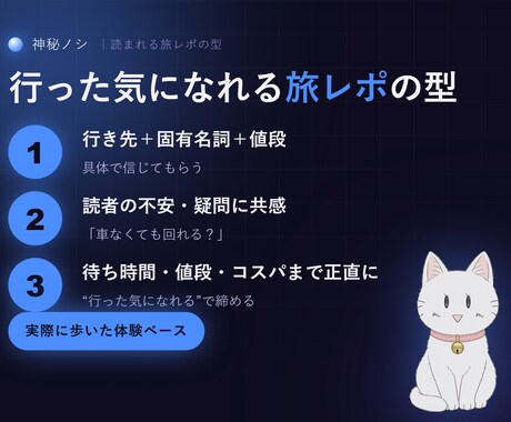 実際に歩いた正直な旅の体験レポ書きますます 行った気になれる、正直な旅の体験レポを書きます イメージ2