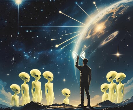 宇宙人があなたに伝えたい秘密の伝言を翻訳します 地球外生命体から届いた未来のヒント イメージ2