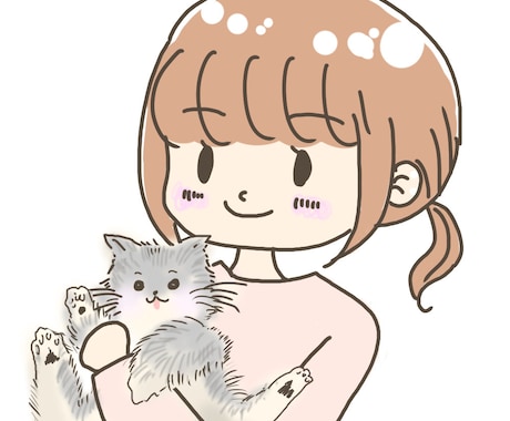 私と猫、描きます 貴方とあなたの家族を描きます！！ イメージ1