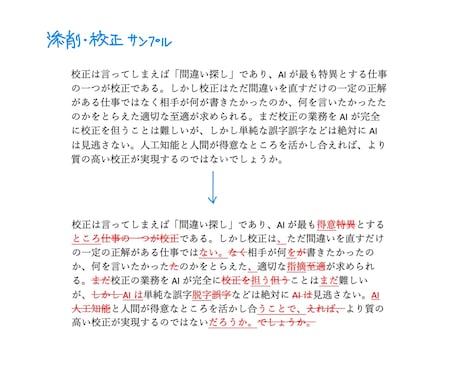 よりわかりやすく！日本語文章を添削･校正します 綺麗で正確な文章をつくるお手伝いをします イメージ2