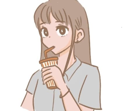 かわいい人物イラスト描きます シンプルなオリジナルイラスト作成します イメージ2