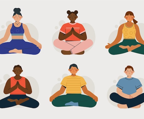 朝・夕の瞑想を一緒におこないます 瞑想を習慣に…☆一緒に行うことで瞑想に入りやすくなります イメージ2