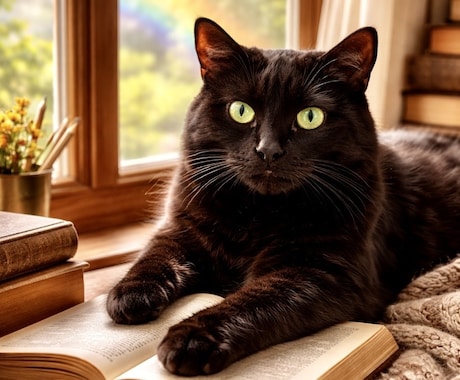 未来を霊視しアドバイスします 黒猫ハルさんの未来を霊視するニャ イメージ1