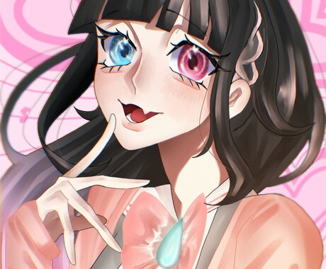 透明感のあるキャラクターイラストを制作します 大切なキャラクターを、透明感のあるイラストに仕上げます！ イメージ2